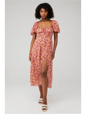 for love and lemons brown polka dot dress ALDO Revolve in Dark Brown, 8 main image 1